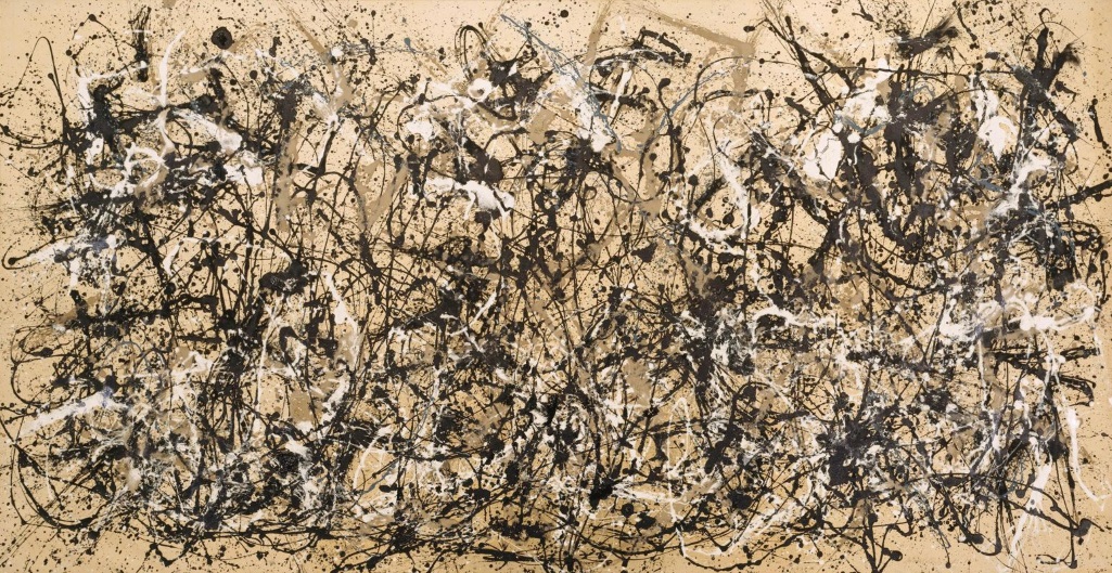 Autumn Rhythm (Number 30). By Jackson Pollock, 1950. Metropolitan Museum of Art, New York.