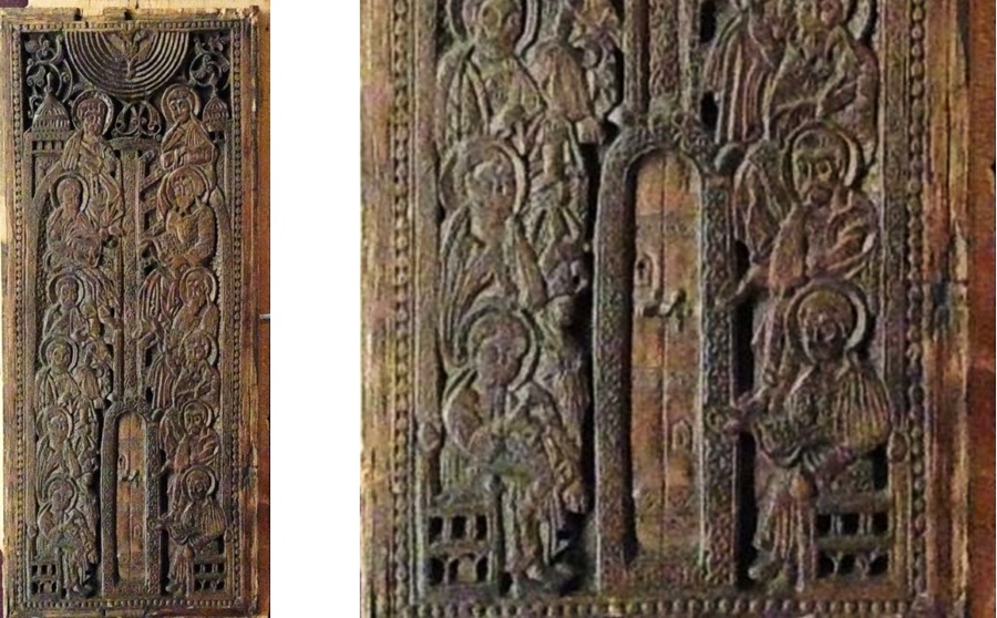 Door of the Pentecost icon closed (Coptic tradition)