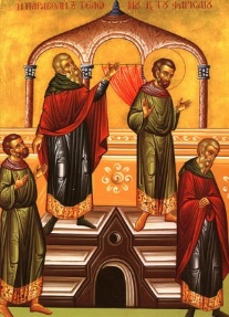 Icon of the Publican and the Pharisee