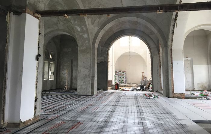 Refurbishing a chapel