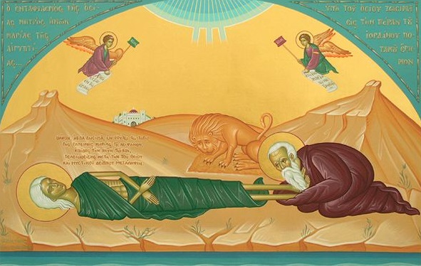Burial of St. Mary of Egypt