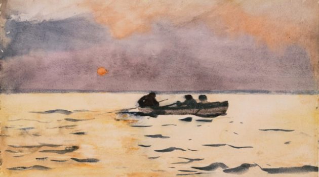 Winslow Homer Rowing Home
