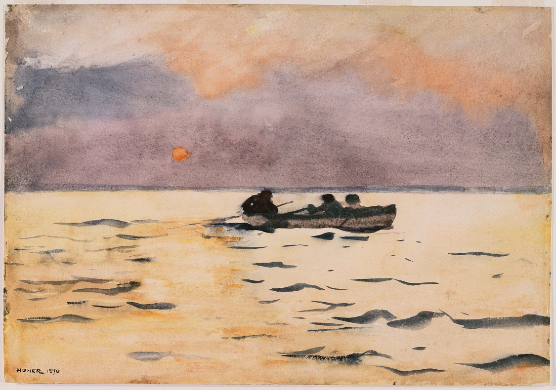 Rowing Home by Winslow Homer (1890)