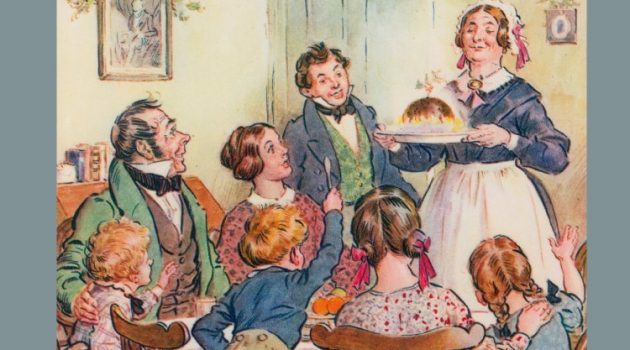 Illustration for A Christmas Carol by Charles Dixkens