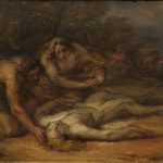 The Death of Abel (The Dead Abel / Adam and Eve Mourn thei Dead Son Abel) Giovanni Carnovali. 1855.